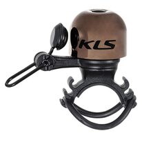 Bicycle bell KLS Bang 50 (brown)