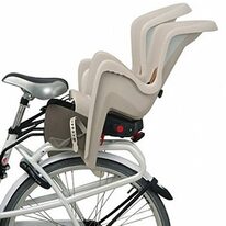 Dviračio kėdutė Polisport Bilby RS ant rėmo, su miego funkcija (kreminė/ruda)