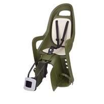 Bicycle child seat Polisport Groovy FF on frame max 22kg (green/cream)