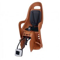 Bicycle child seat Polisport Groovy RS+ on frame (brown/black)