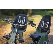 Bicycle child seat QIBBEL Air on rear carrier (dark green)