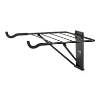 Bicycle hanger KLS Compact , mounted on the wall, foldable 25kg (aluminium, black)