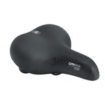 Bicycle saddle  KLS Cityride gel, 260x255cm (black)
