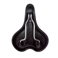 Bicycle saddle Selle Royal 260x190mm (black) with fixer