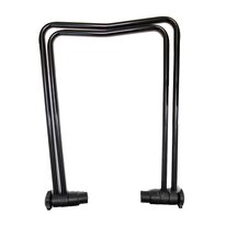 Bike stand on floor, foldable, adjustable steel 20-29" (black)