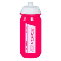 Bottle FORCE Stripe 0,5l (pink/white)