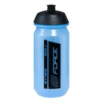 Bottle FORCE Stripe 0,5l (transparent/blue)