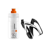 Bottle with holder ELITE Kit CEO 350ml (white/black)