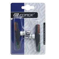 Brake shoes FORCE One-off 70mm (green/black/brown)