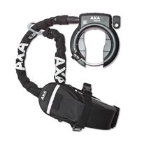 Chain AXA Defender Set w/ chain and bag under saddle (black)
