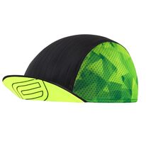 Classic cycling cap FORCE CORE with visor (black/fluorescent) S-M