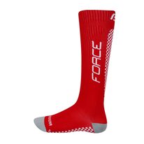 Compression socks FORCE Tessera (red/white) 36-41 (S-M)
