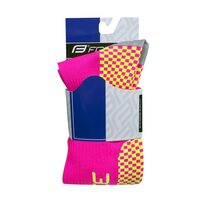 Compression socks FORCE Tessera Wide (pink/fluorescent) 36-41 S-M