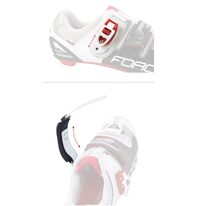 Cycling shoes FORCE MTB Hard (black/white/red) size 47