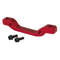 Disc brake adapter FORCE Post / Stand, front 160mm (red)