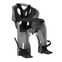 Dviračio kėdutė 'Nfun Simpatico ant dviračio priekio su skersiniu max 15kg (pilka/juoda)