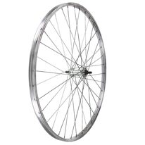 Front wheel 26 3/8 industrial bearings 36H (silver)