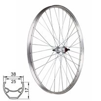 Front wheel 28/29'' industrial bearings 36H (silver)