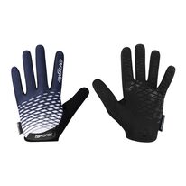 Gloves FORCE Angle (white/blue) M