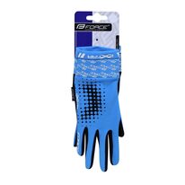 Gloves FORCE Extra spring/autumn (blue/black) S
