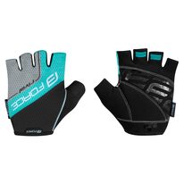 Gloves Force LINE (black/turquoise) L