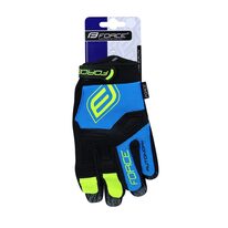 Gloves FORCE MTB Autonomy (black/blue) XL