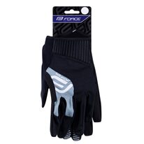 Gloves FORCE MTB Power (grey/black) L
