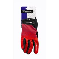Gloves FORCE MTB Swipe Summer (red) XXL