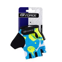 Gloves Force PLANETS (blue/fluorescent) S