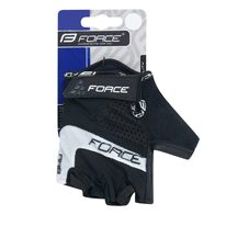 Gloves FORCE Rab (black/white) size XL