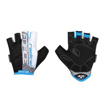 Перчатки FORCE Grip (черный / белый / синий) L