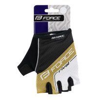 Gloves FORCE Rival (black/gold) S