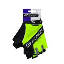 Gloves FORCE Rival (fluorescent/black) L