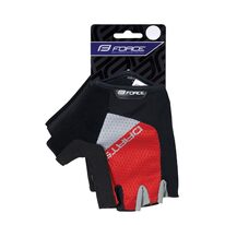 Gloves FORCE Rival (grey/red) XXL