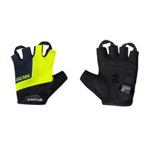 Gloves FORCE Sector Gel, XL (black/fluorescent)