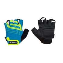 Gloves FORCE Sport (blue/fluorescent) size M