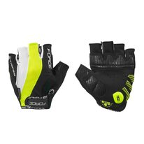 Gloves FORCE Stripes (black/fluorescent) XXL