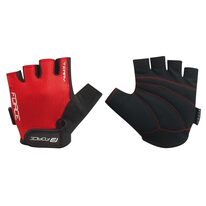 Gloves FORCE Terry (red/black) M