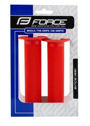 grips FORCE BMX130 (rubber, red)