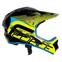 Helmet FORCE TIGER, S-M, 57-58cm (black/fluorescent)