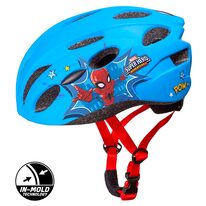 Helmet SPIDERMAN, in-mold 52-56 cm (blue/red)