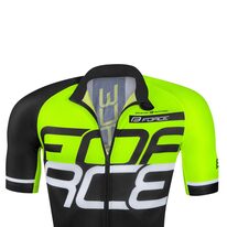 Marškinėliai FORCE Fame (juoda/fluorescencinė) M