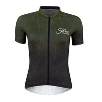 Marškinėliai moteriški FORCE Spangle (juoda/žalia) M