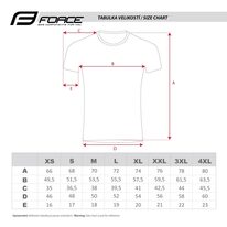 Jersey FORCE SQUARE short sleeves (grey/red) size M