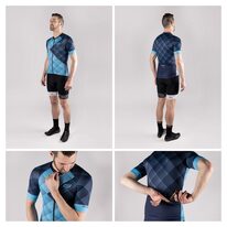 Marškinėliai FORCE VISION short, (mėlyna) M (+20 °C)
