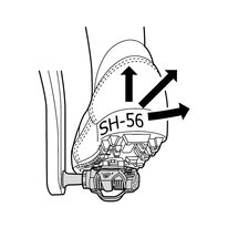 MTB pedalų plokštelės Shimano SPD SH56