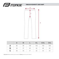 Pants FORCE STORY, Softshell windproof, (black) size XL