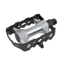 Pedals FORCE 910 (aluminium/steel, silver/black)