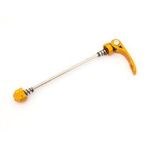 Quick release M5 for rear wheel 146mm (yellow)