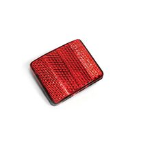 Reflector 55x43mm screwed (red)